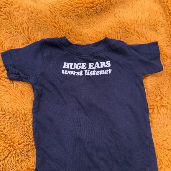 Club Huey Huge Ears Worst Listener T-Shirt for Frenchies Small to Medium - Picture 3 of 8